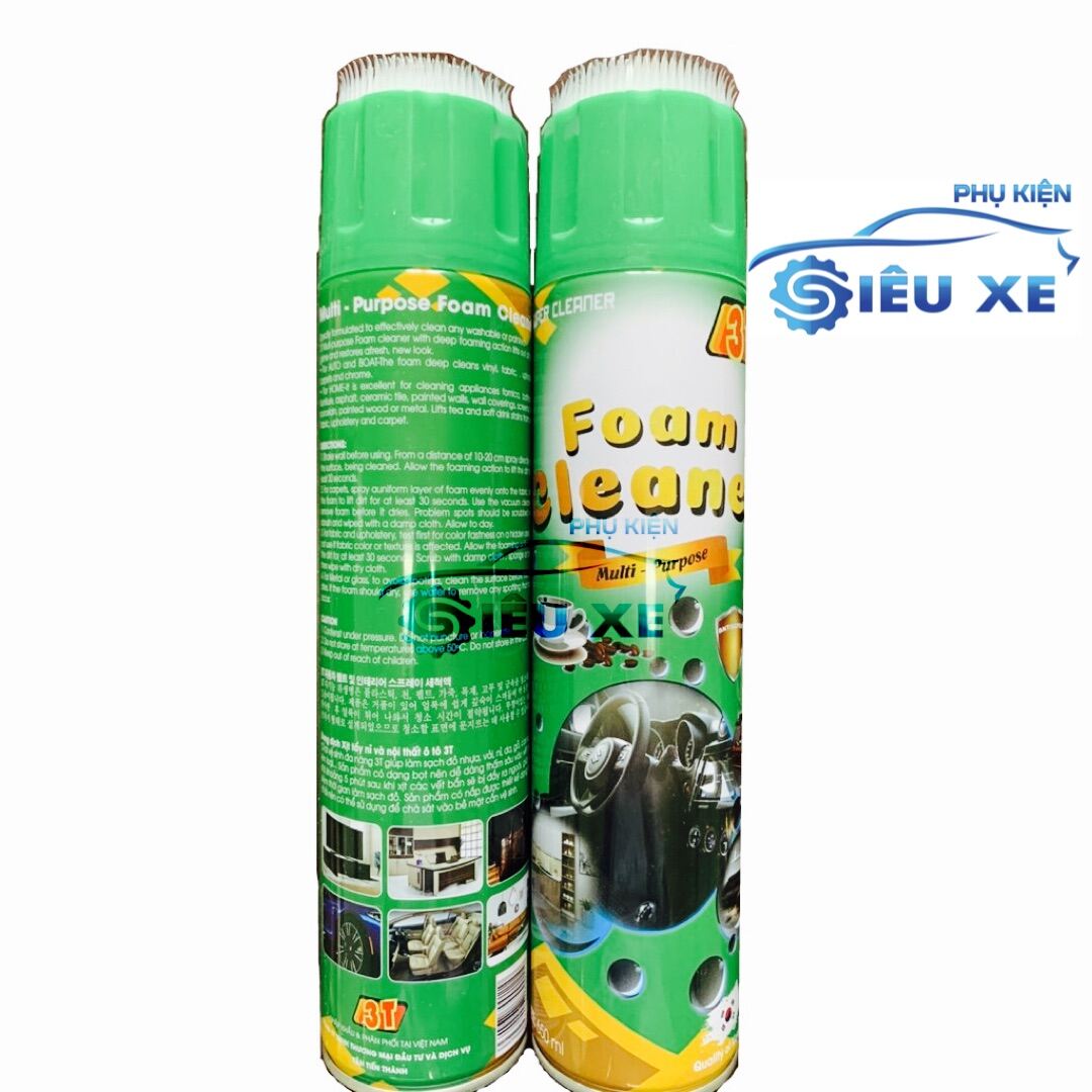 CHAI XỊT BỌT ĐA NĂNG 3T FOAM CLEANER