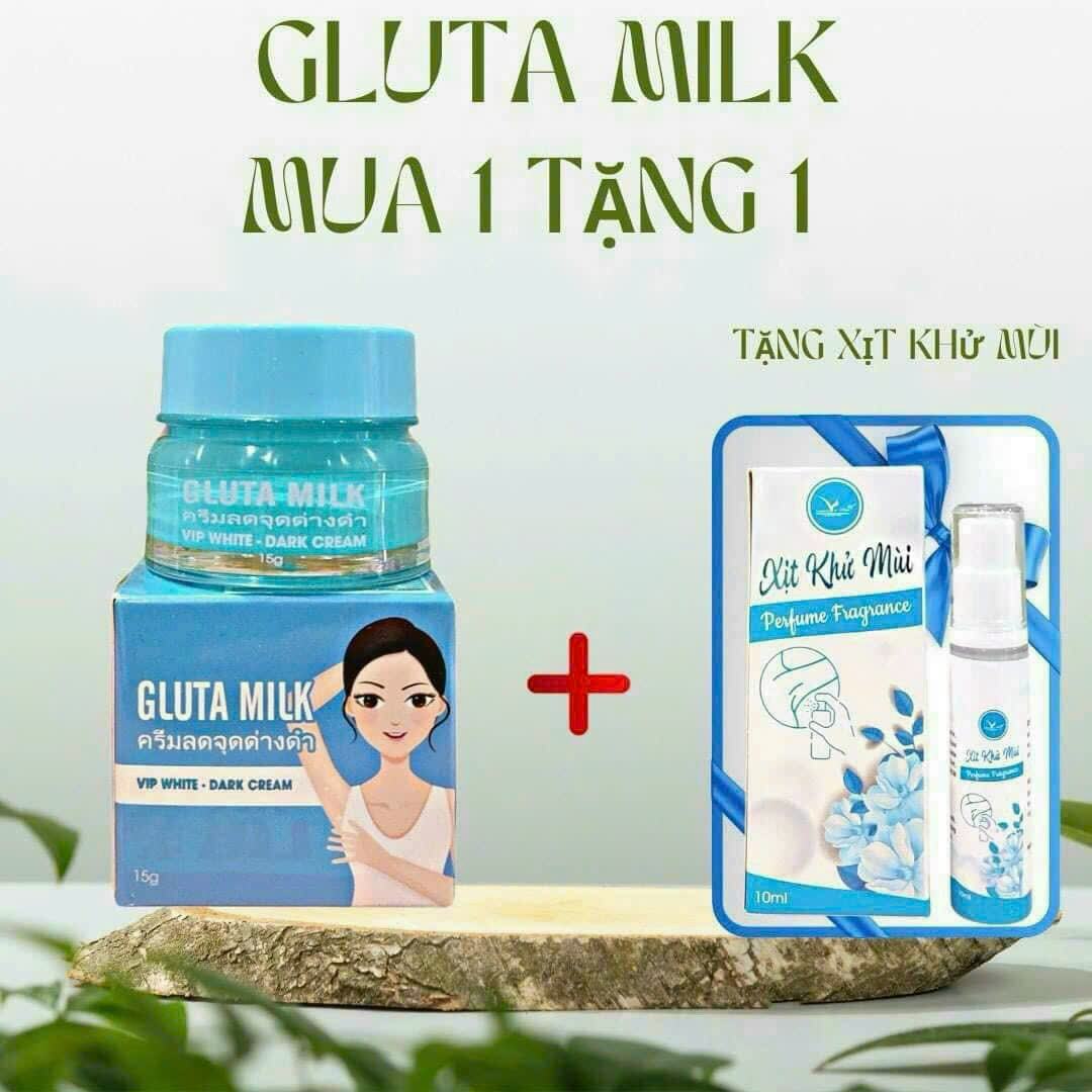 Kem Thâm Nách Gluta Milk ( Khử Thâm , Hôi , Trắng Da Vùng Nách )