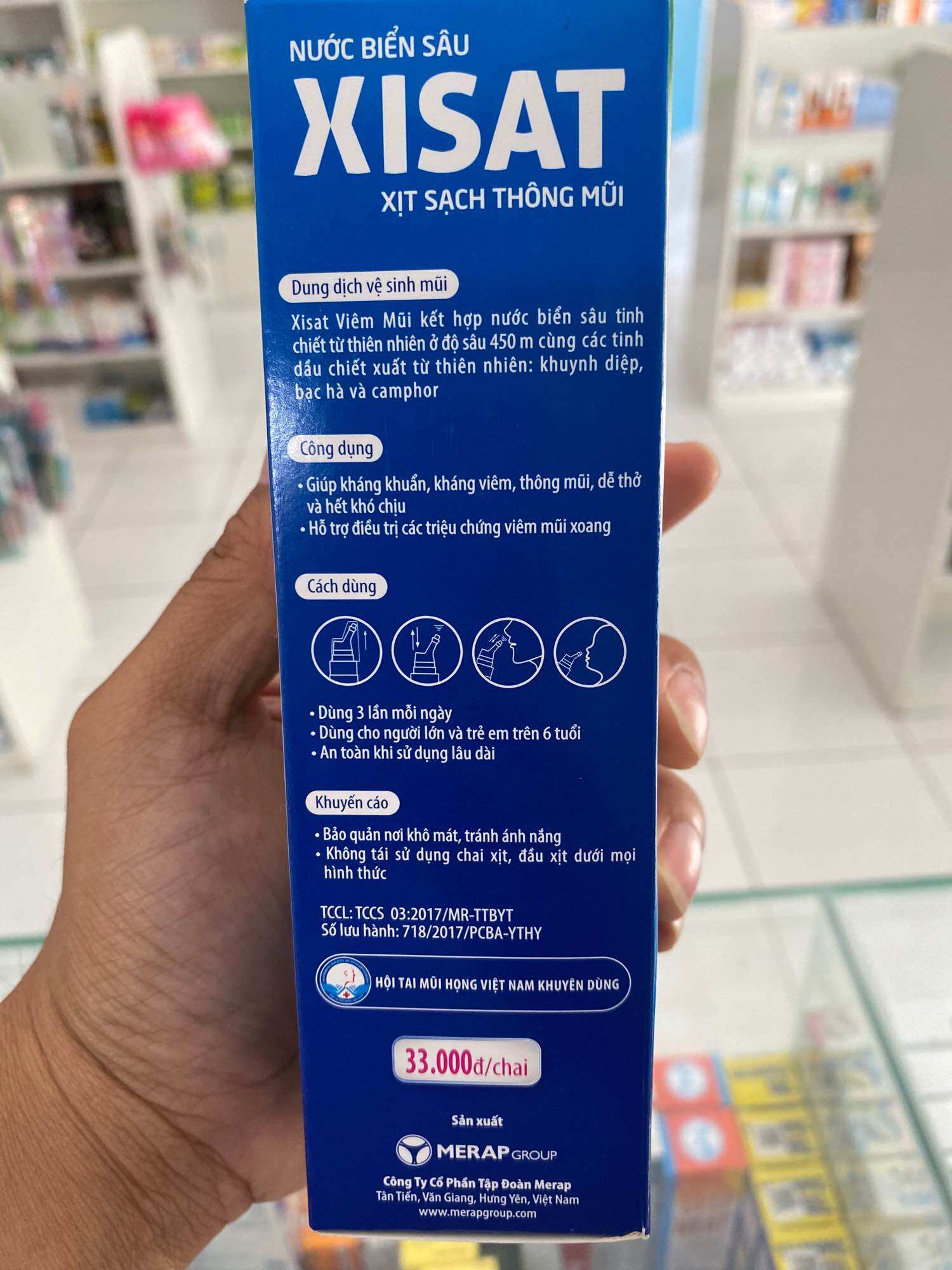Xisat Xịt sạch Thông Mũi 75ml