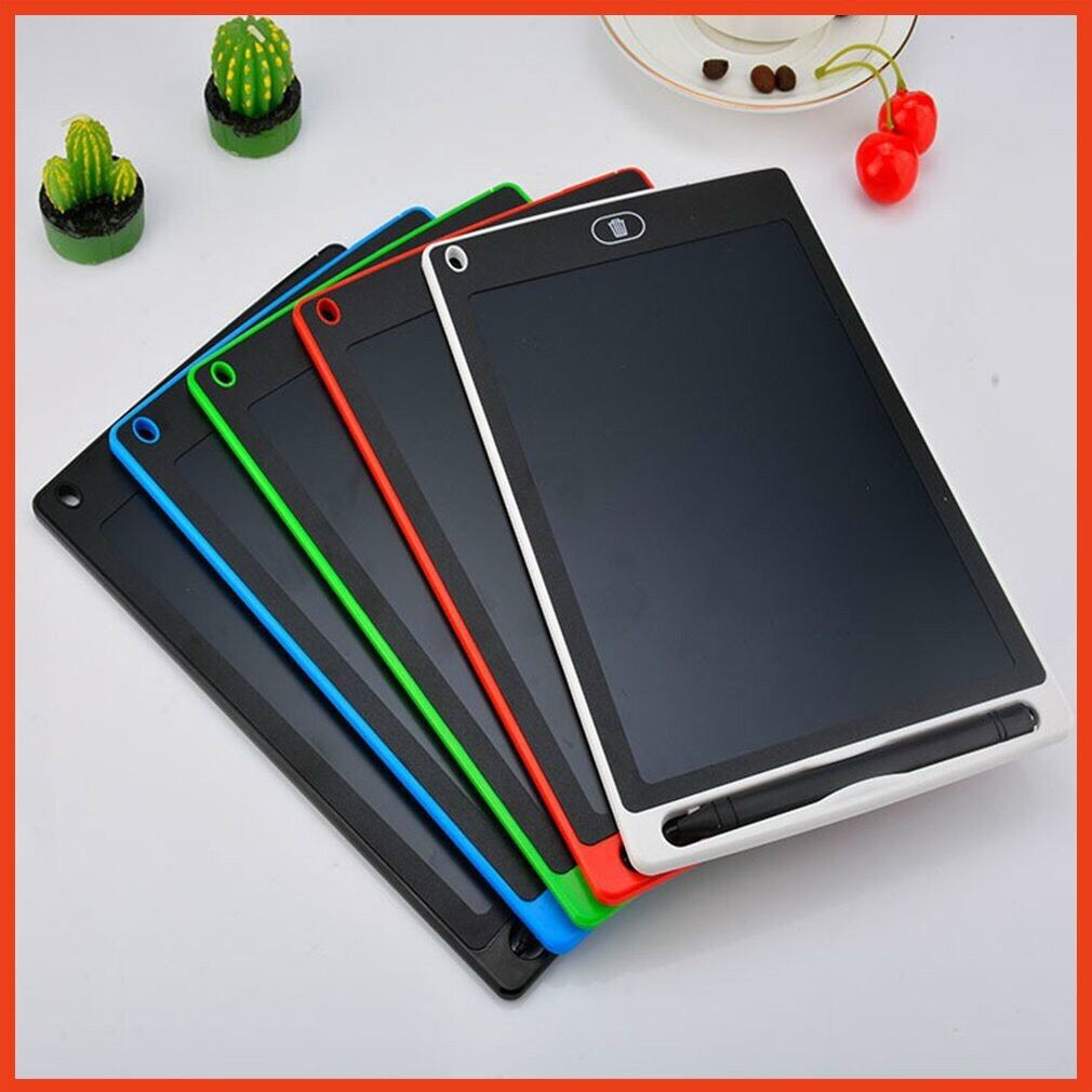 Bảng Viết tự xóa LCD, Bảng Vẽ Điện Tử Thông Minh Tự Động Xóa Thúc Đẩy Tư Duy Sáng Tạo Cho Bé 8.5 inch giao màu ngẫu nhiên từ 2 tuổi, đồ chơi giáo dục cho bé