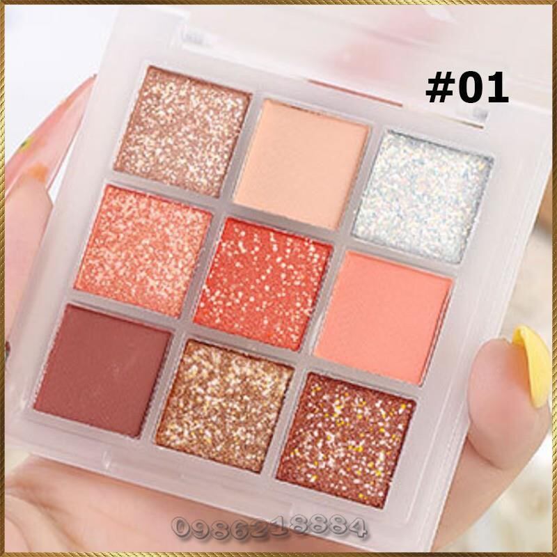 Phấn mắt Lameila 9 ô màu
