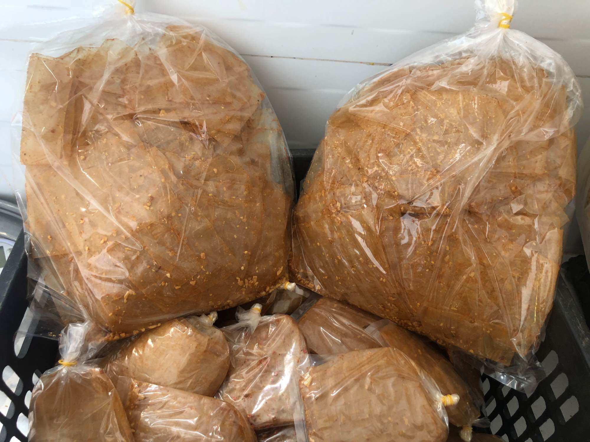 Bánh tráng xì ke muối nhuyễn - muối tỏi siêu cay cực hot