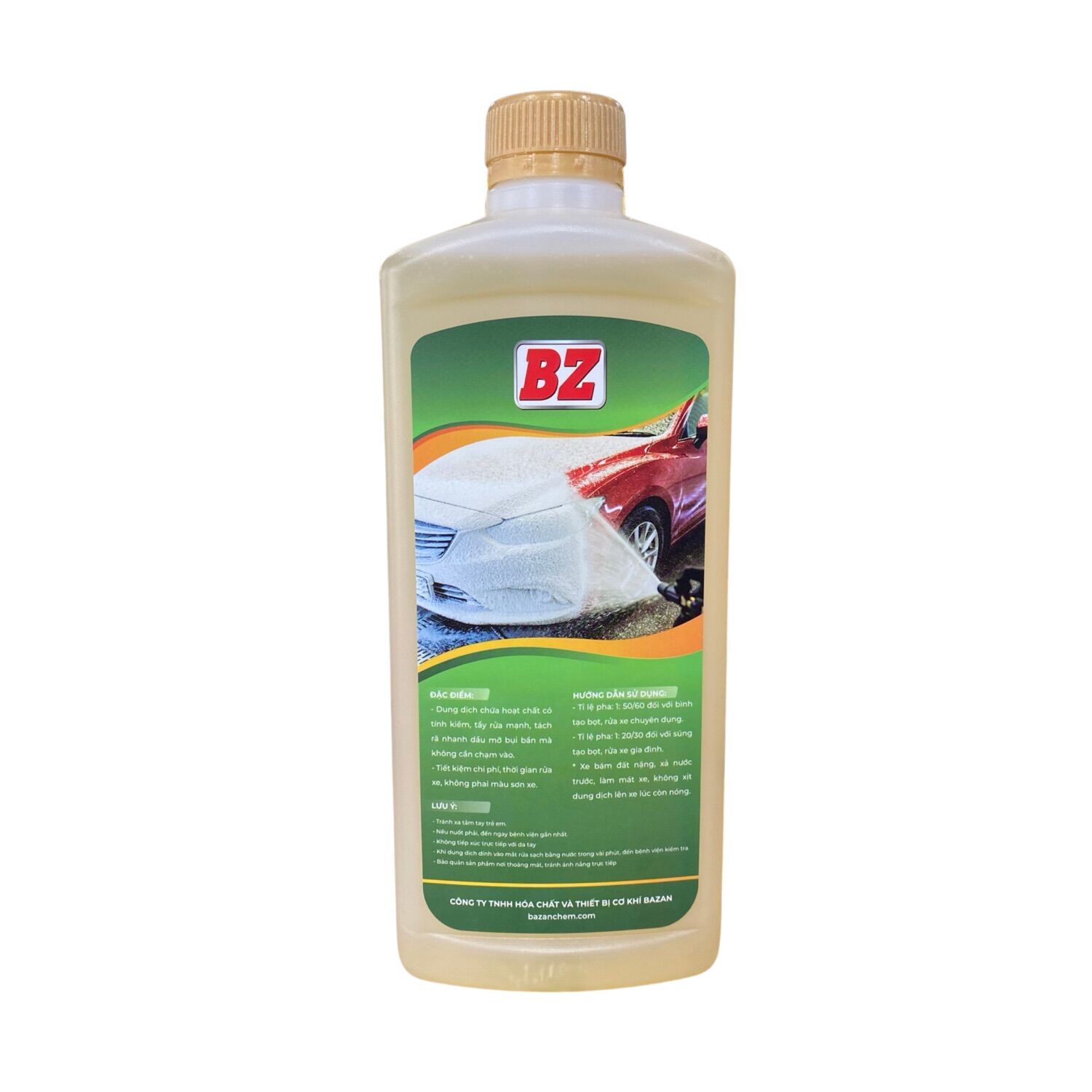 Xà bông rửa xe không chạm bz bọt tuyết siêu bóng