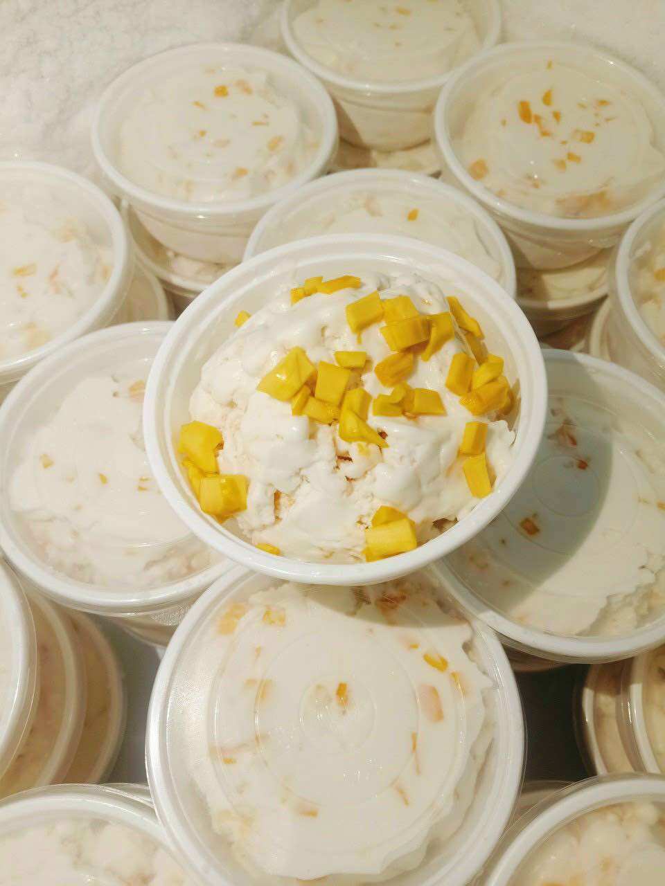 Hộp 500gr kem mít tươi