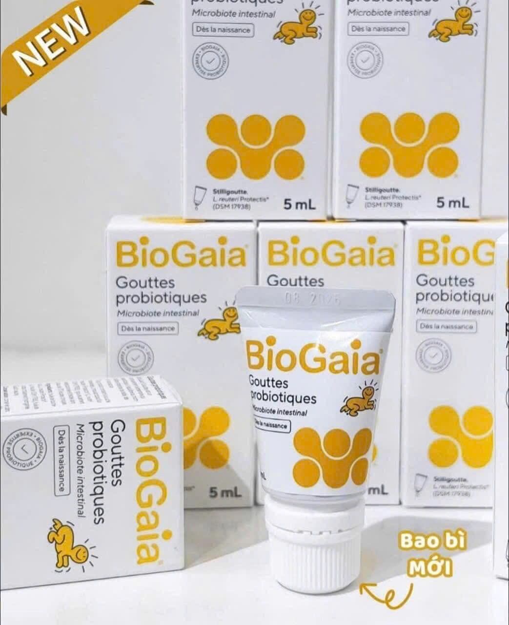 Men Vi Sinh BioGaia Gouttes  (dạng tuýp) Pháp 5ml