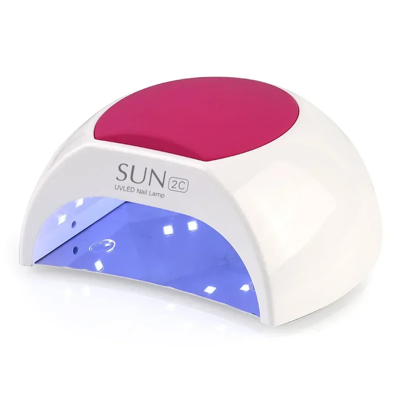 Sunuv Sun2c 48W Đèn Móng Tay UV Led Gel Máy Sấy Móng Tay Với Cảm Biến Hồng Ngoại Hoa Hồng Miếng Lót Silicon Cho Salon sử Dụng