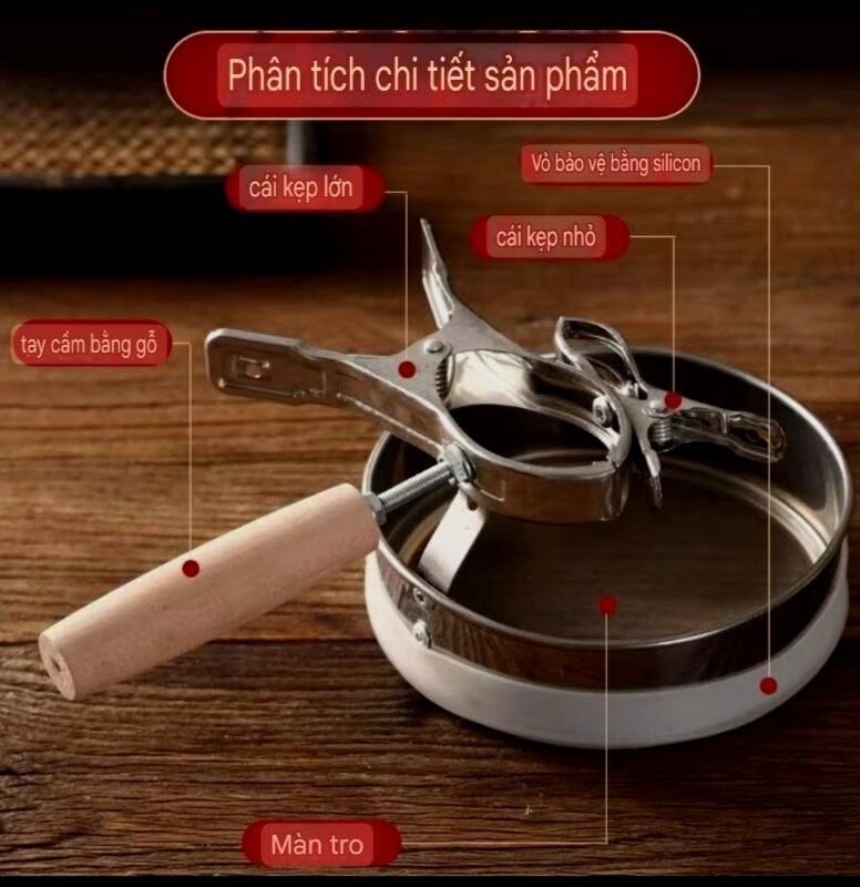 Kẹp giữ nhang ngải cứu từ 1.5-7cm dùng trong diện chẩn