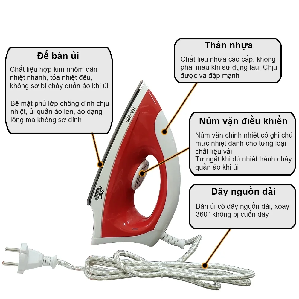 Bàn ủi khô Ladomax