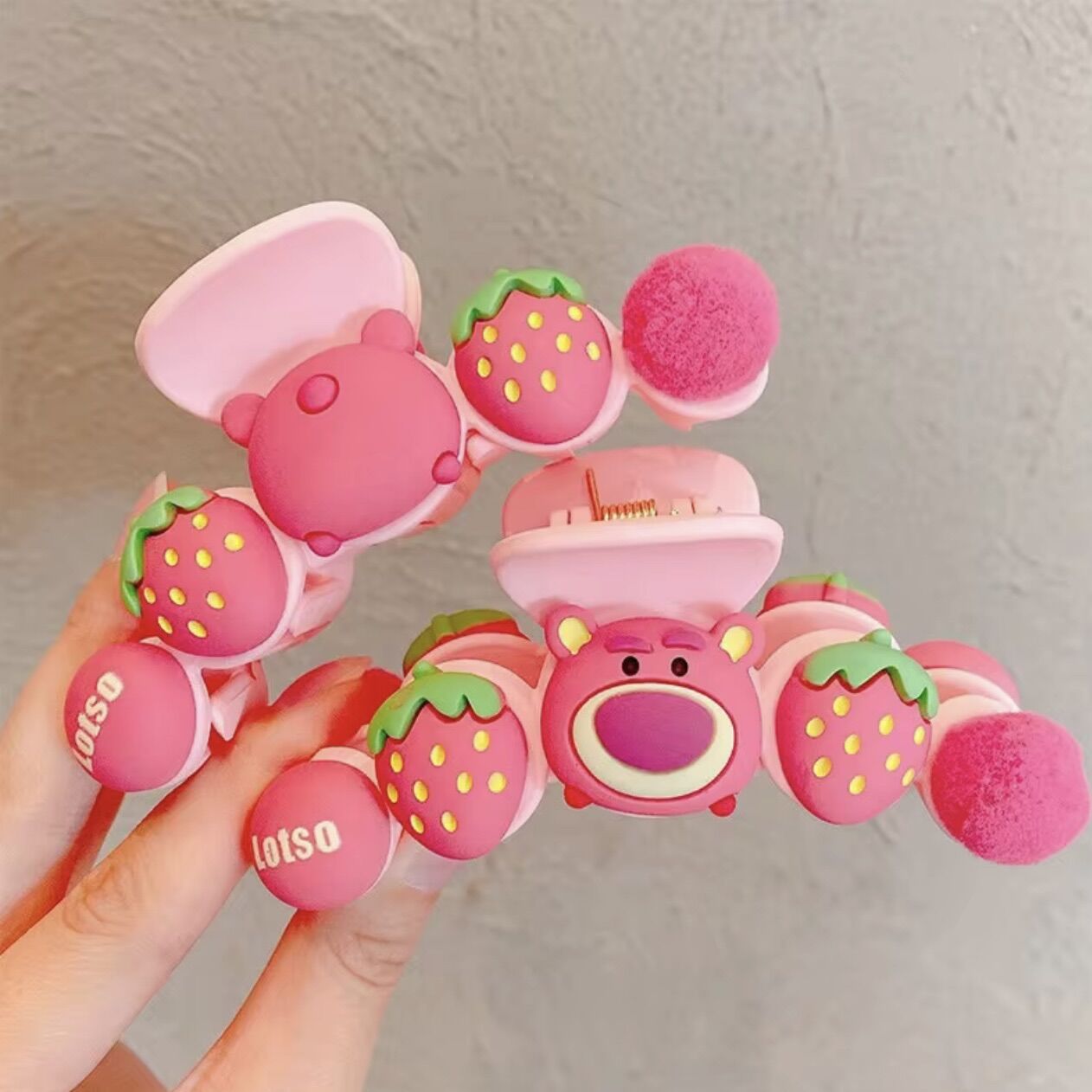 KẸP TÓC GẤU DÂU LOTSO