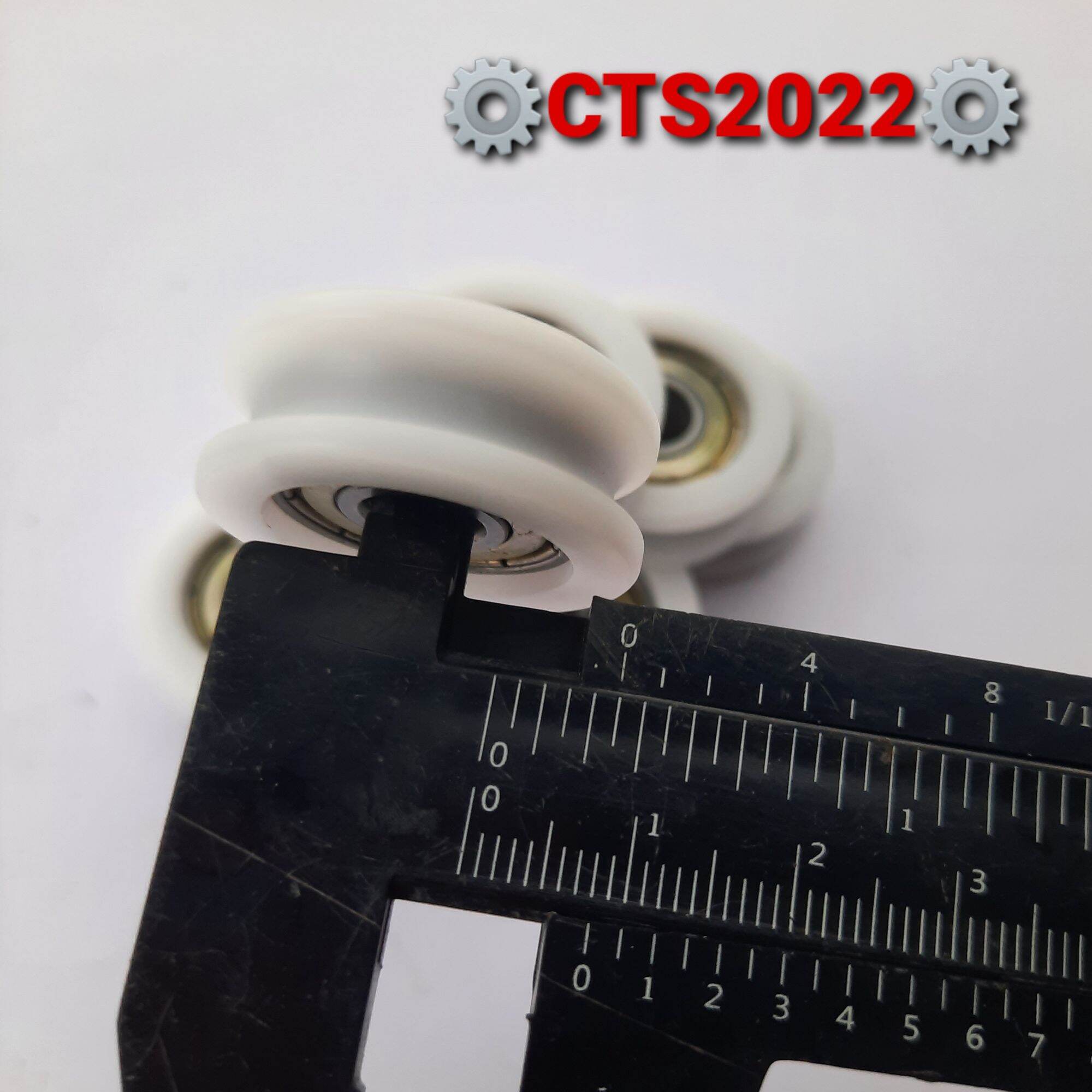 Con lăn nhựa dẫn hướng phi 30mm trục phi 8mm