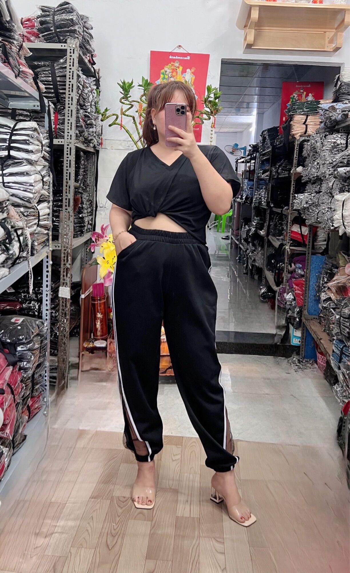 Quần thể thao Phối Lưới Bigsize 68kg Đến 95Kg