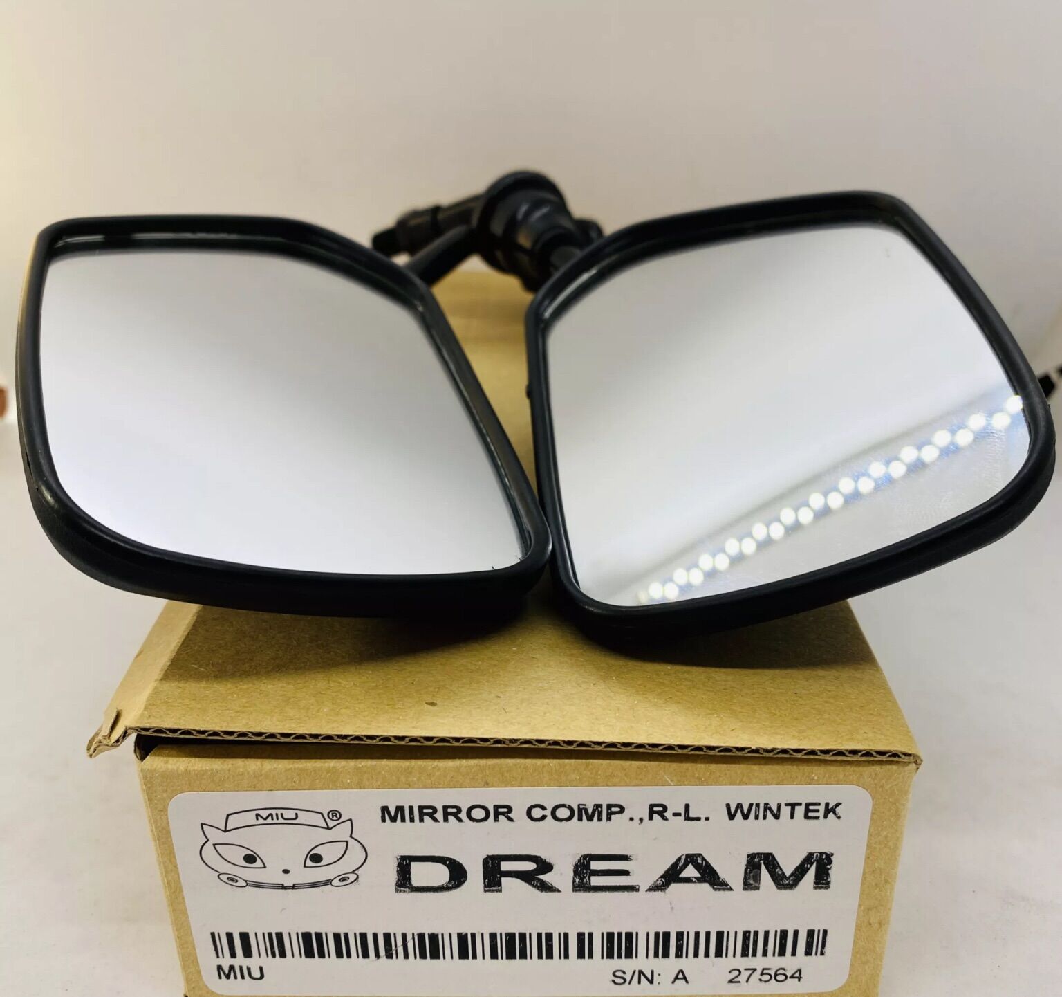 Gương chiếu hậu xe Dream chính hãng MIU Thái -PQ Motor