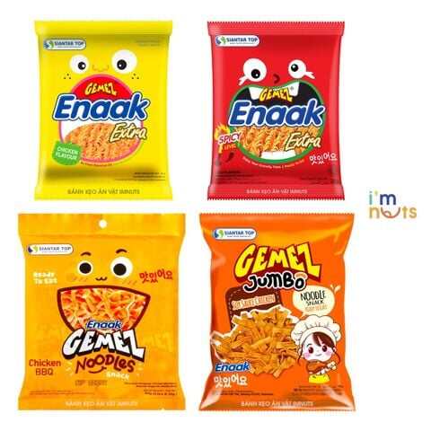 Snack Mì ăn liền trẻ em Enaak Indonesia Gemez đủ vị