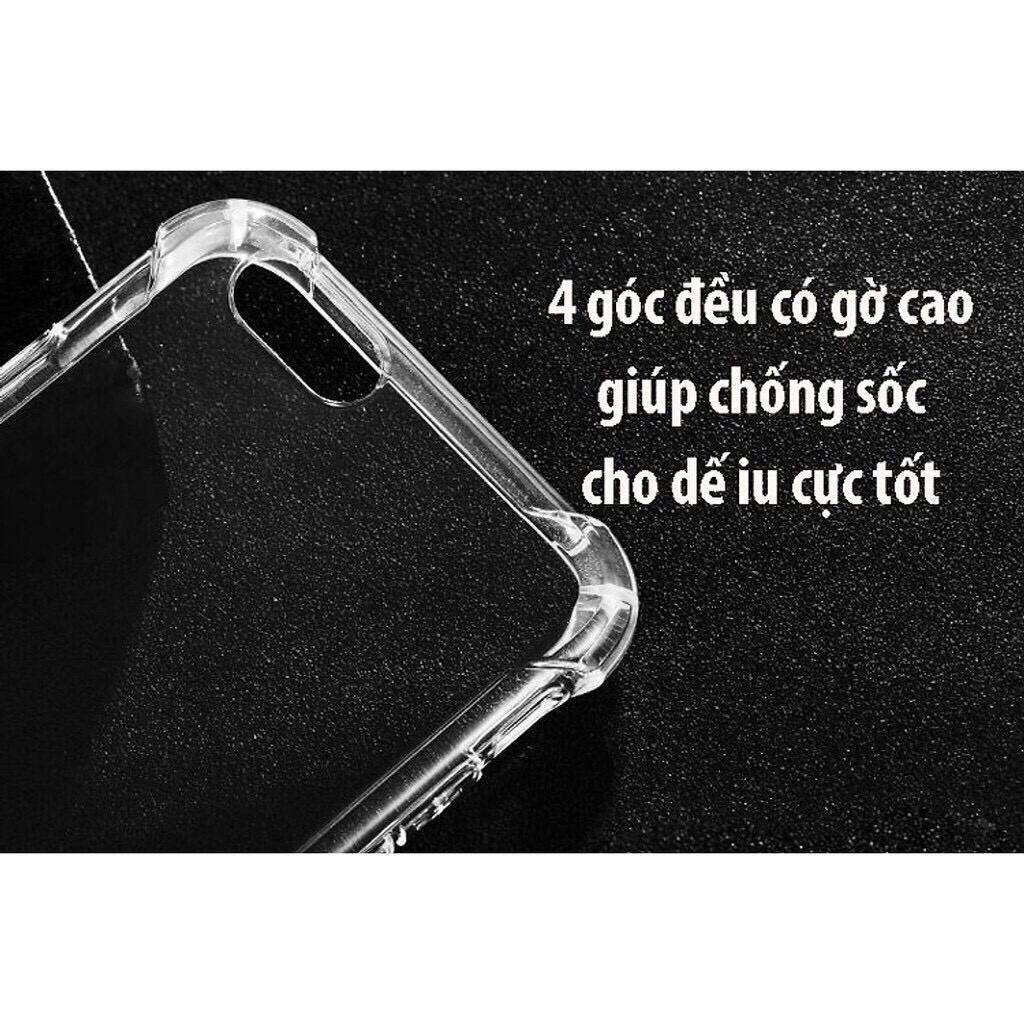 ỐP CHỐNG SỐC TRONG SUỐT SILICON -LOẠI CAO CẤP DÀNH CHO IPHONE - CHỐNG SỐC 4 CẠNH - FULL MÃ 6 ĐẾN 15PROMAX