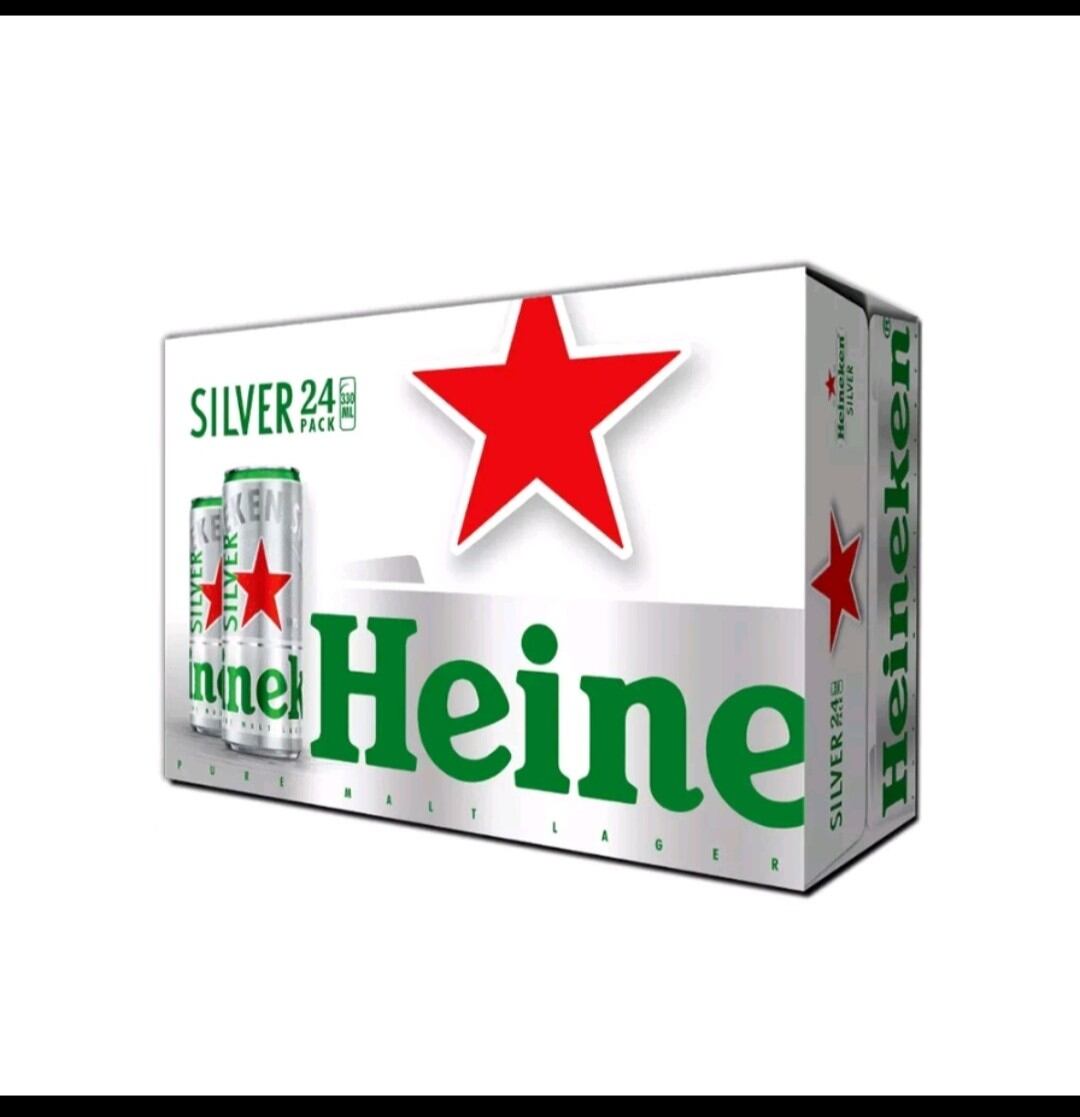 Thùng 24 lon bia Heineken Silver 330ml/lon