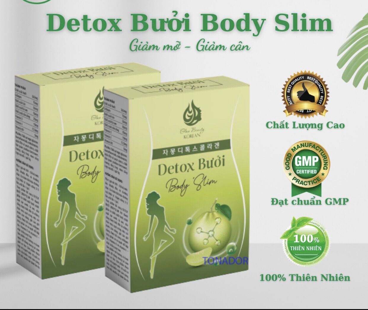 Detox bưởi hỗ trợ giảm cân đẹp da