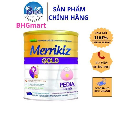 [HCM]Sữa Bột Merrikiz gold pedia 900g