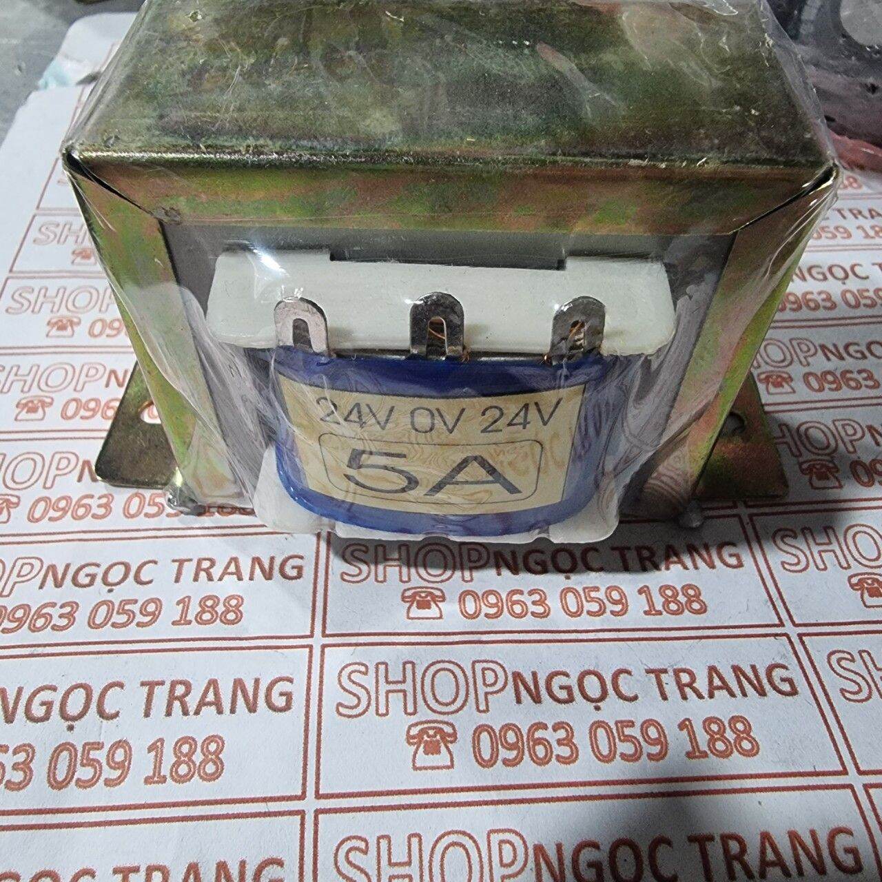 Biến Áp 5A Đối Xứng 24V -0V-24V