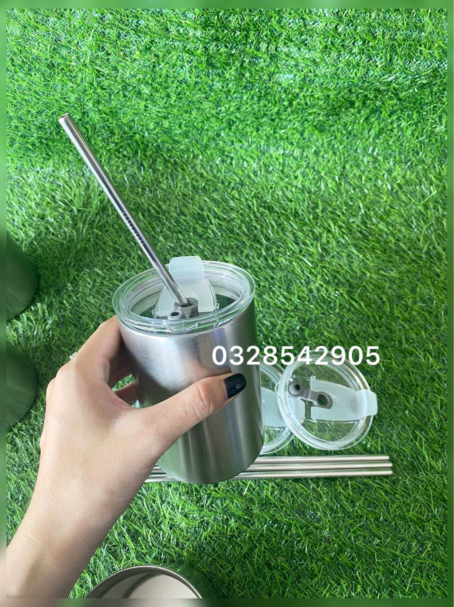 Ly giữ nhiệt có nắp 350ml nhật -inox304