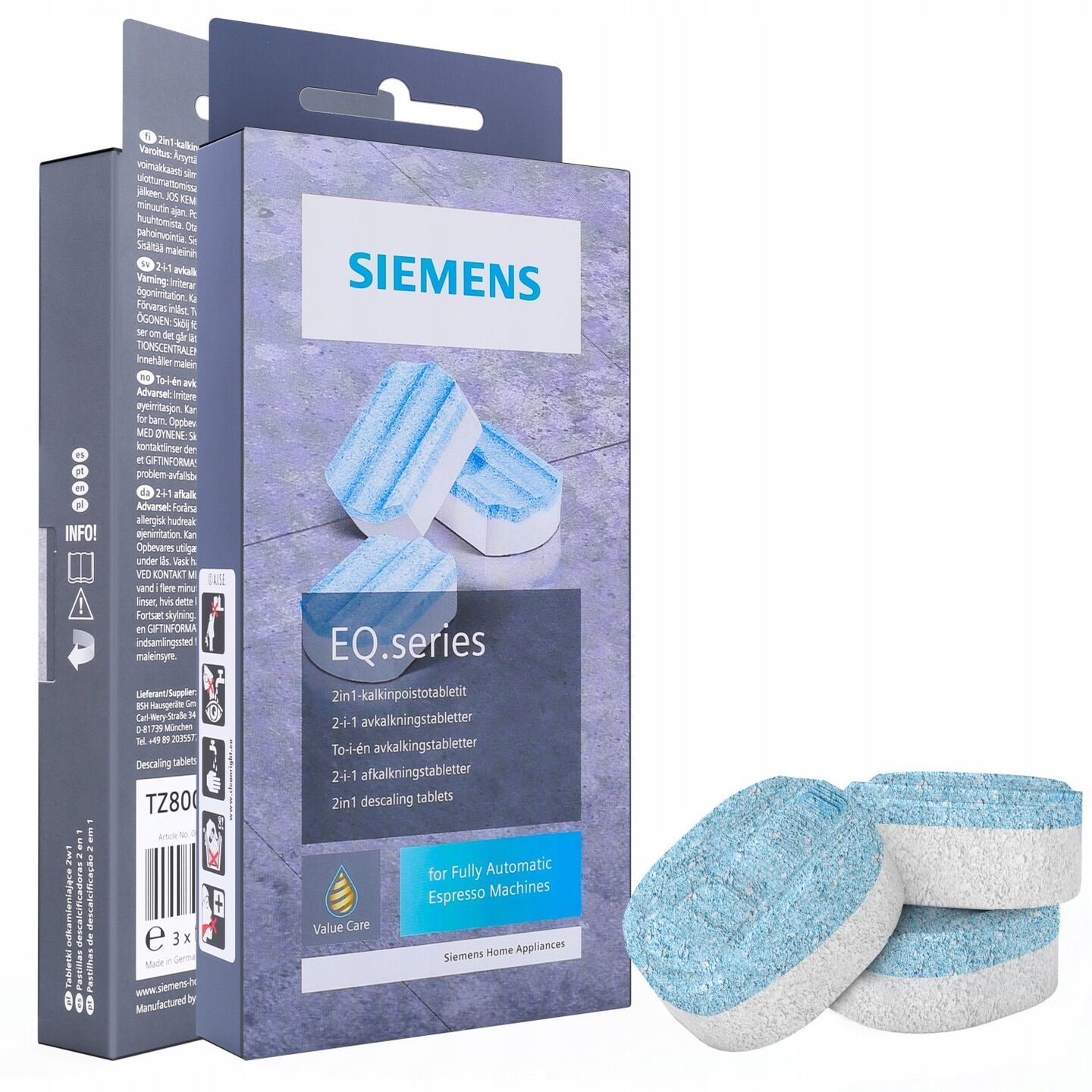 Viên tẩy cặn cho máy pha cà phê Bosch Siemens