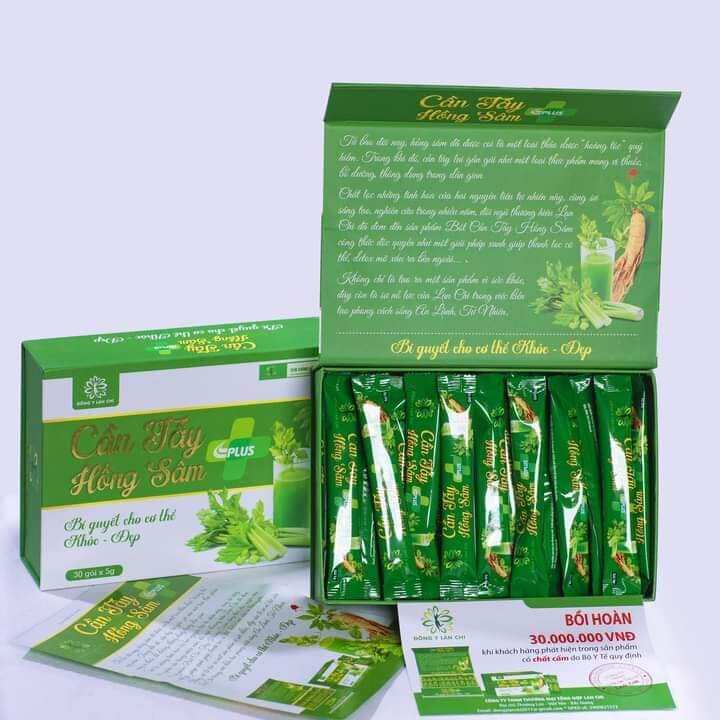CẦN TÂY HỒNG SÂM ( 30 gói)