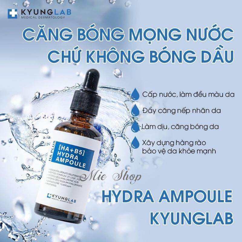 Serum HA KyungLab 50ml, tinh chất hab5, serum phục hồi da, cấp ẩm, căng bóng, trắng da, nâng tone