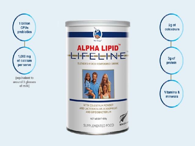 Sữa non Alpha Lipid Lifeline 450g newzeland