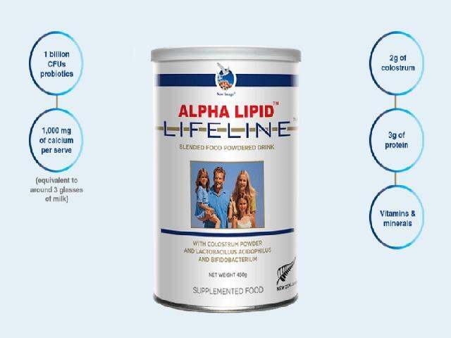 Sữa non Alpha Lipid Lifeline 450g (newzeland)