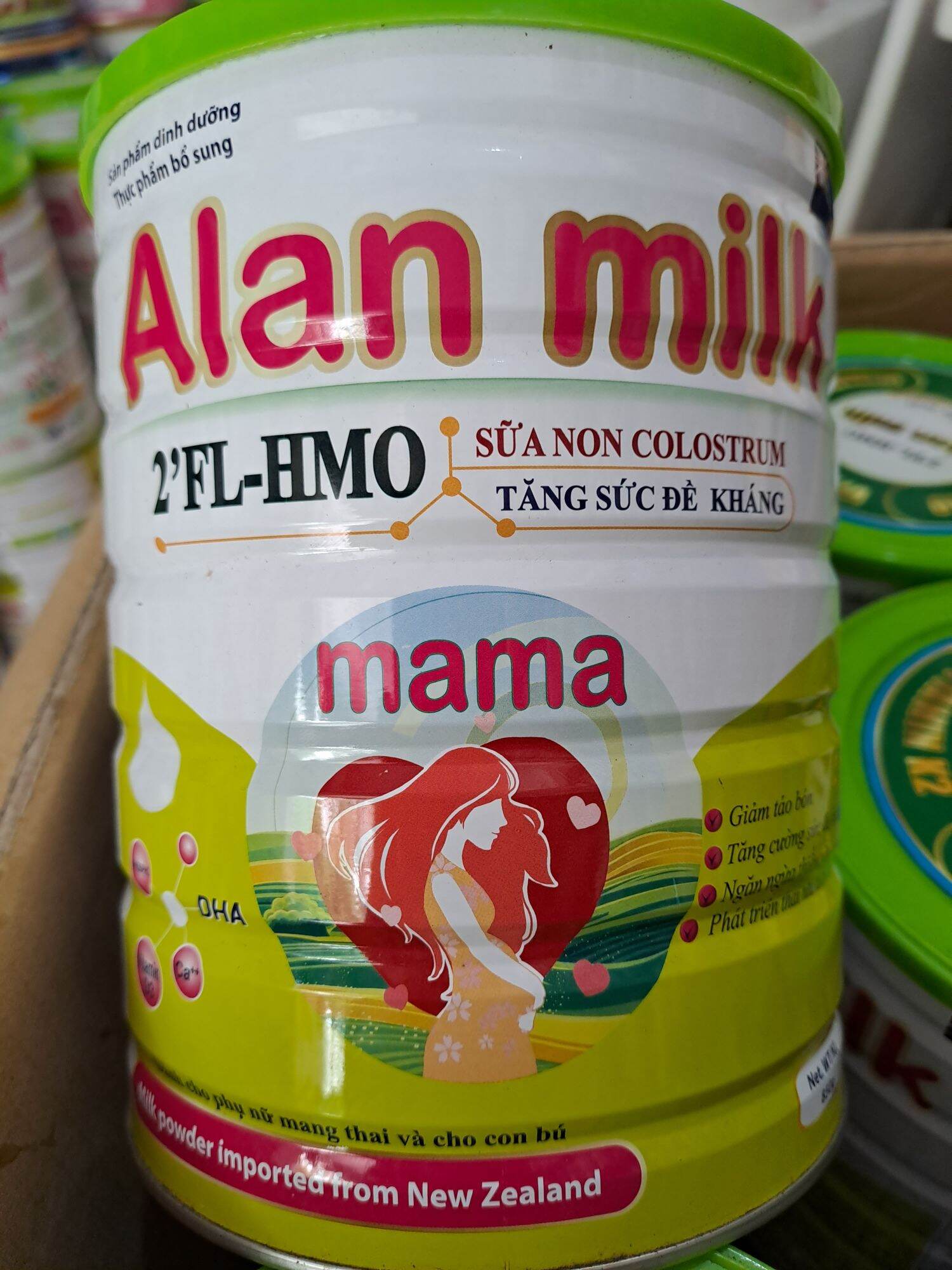 sữa alanmilk mama 850g hsd 2024