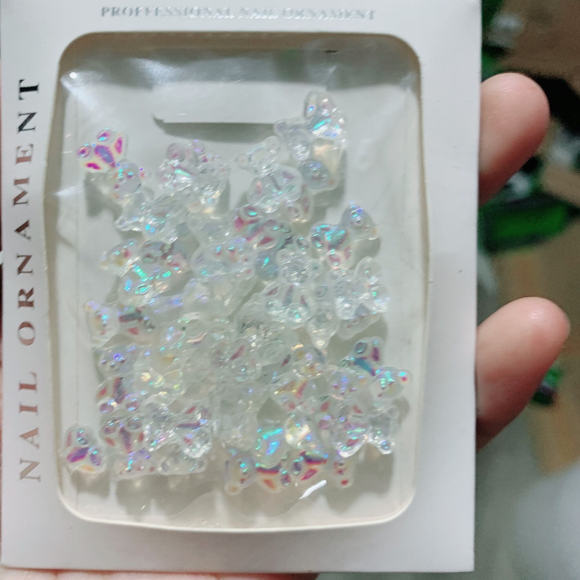 Phụ kiện gấu xinh, charm gấu pha lê