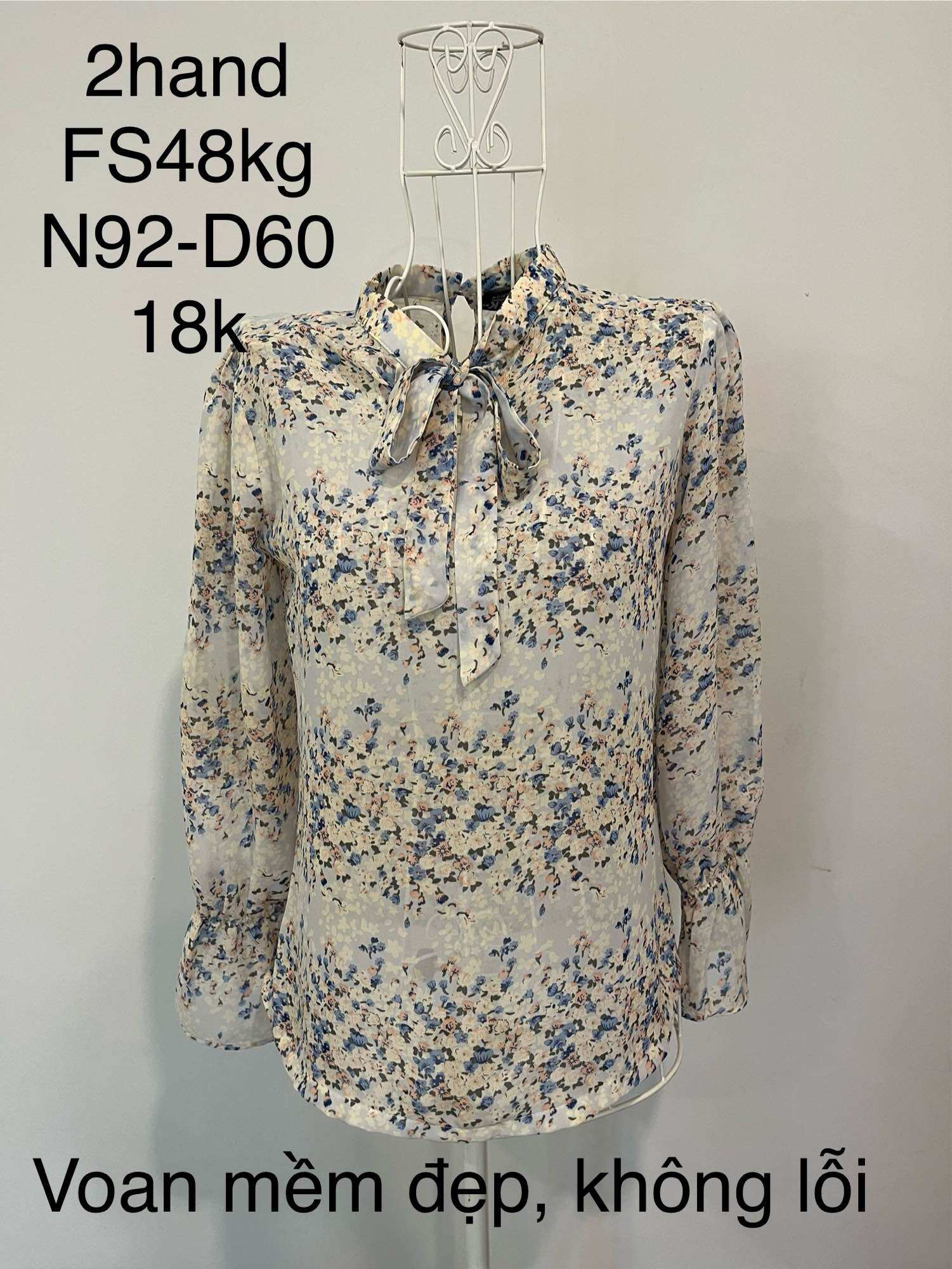 [Hàng tặng đơn 200k] Áo sơ mi nữ size L/XL