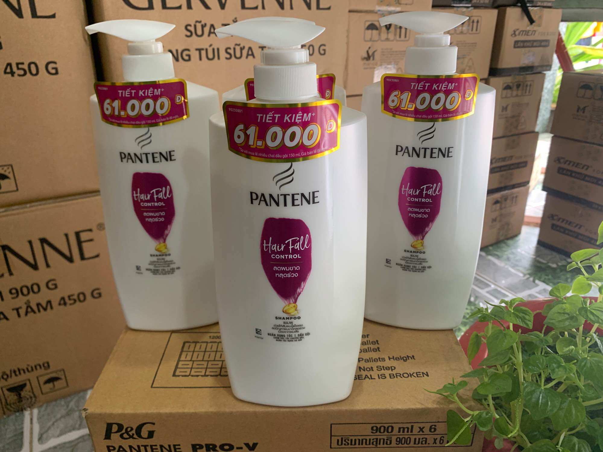 Dầu gội pantene ngăn rụng tóc chai 900ml