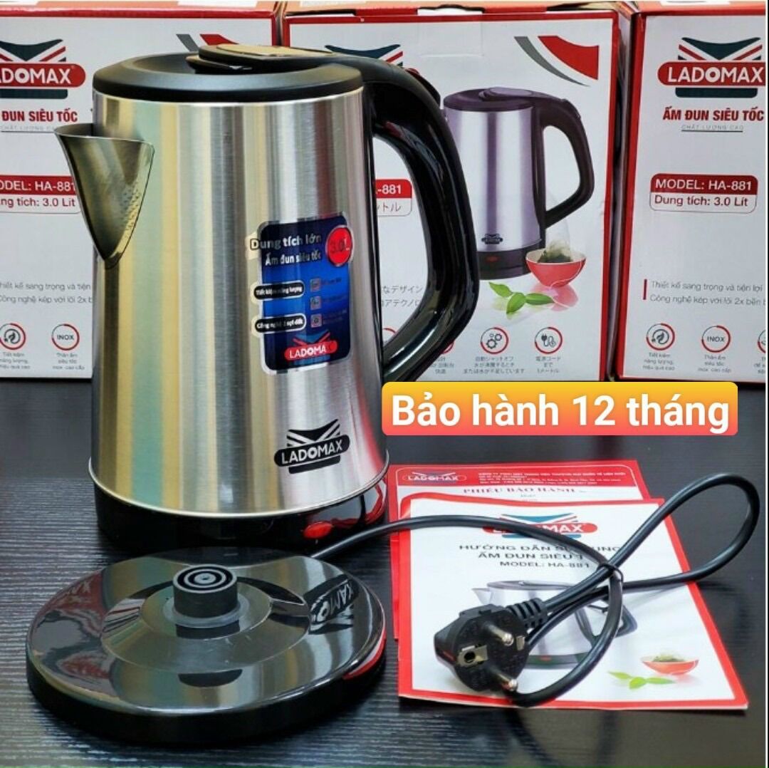Ấm siêu tốc ladomax 3l