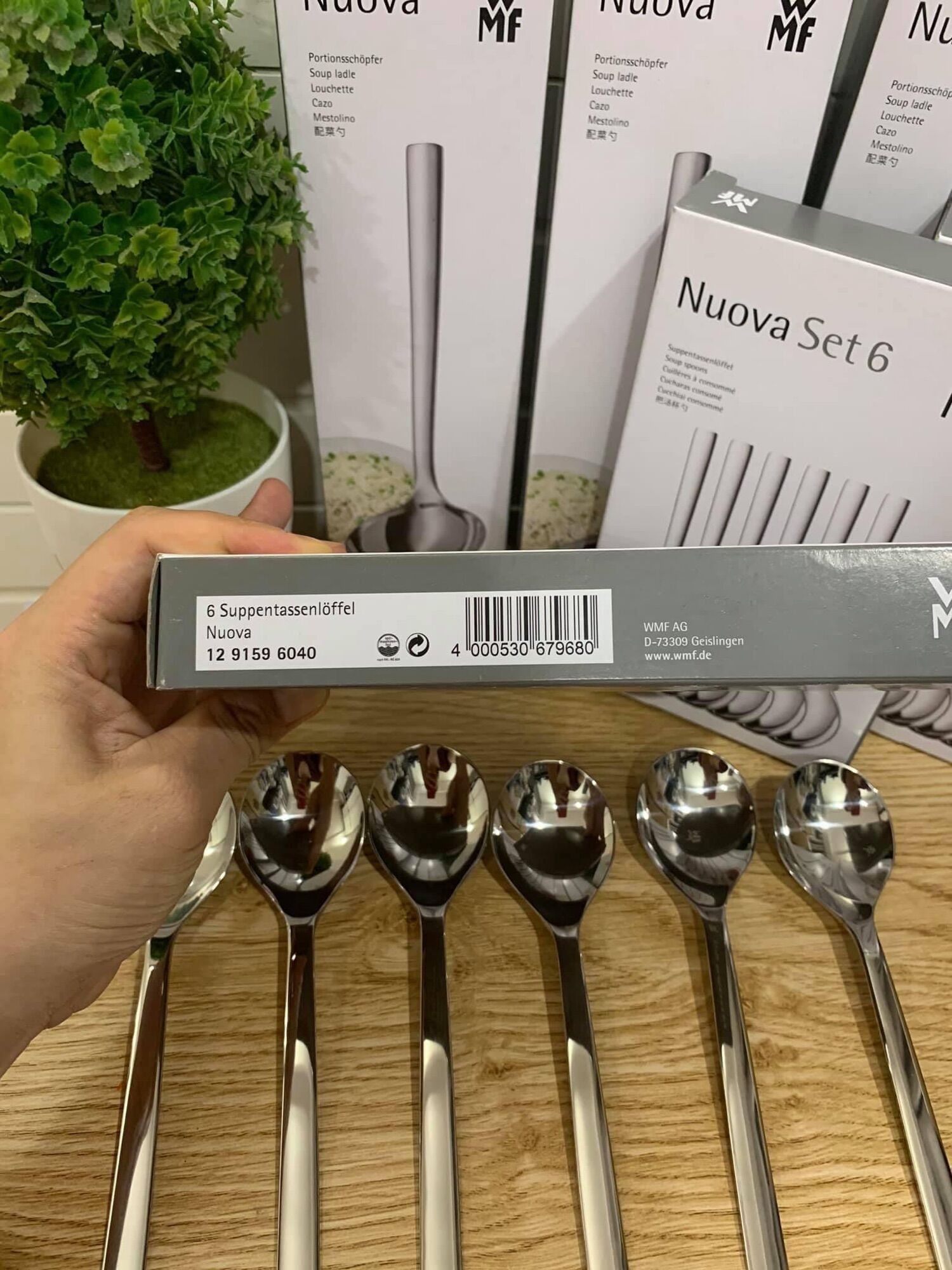 🇩🇪SET 6 THÌA WMF NOUVA CAO CẤP Germany - nội địa Đức