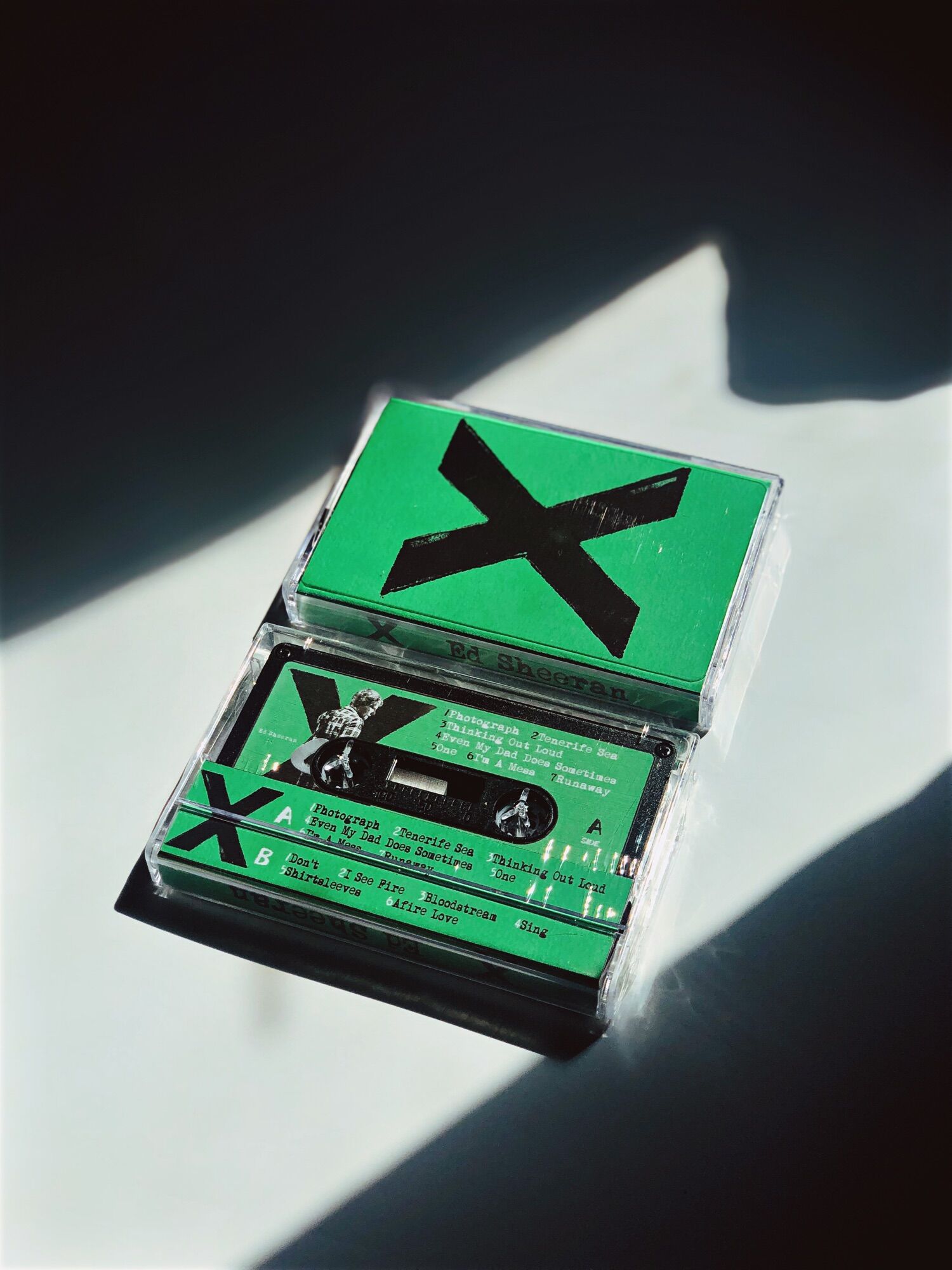 Băng cassette album X - Ed Sheeran (Custom Cassette Tape)