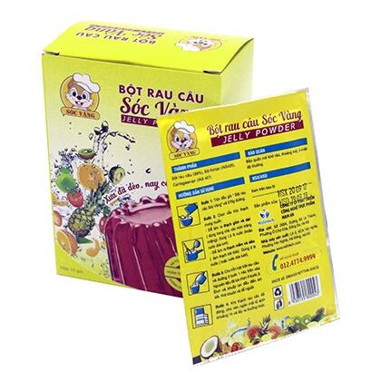 Bột rau câu sóc vàng 12g