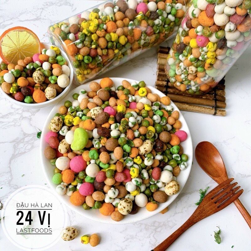 Đậu mix 24 vị cực ngon hộp 500gr