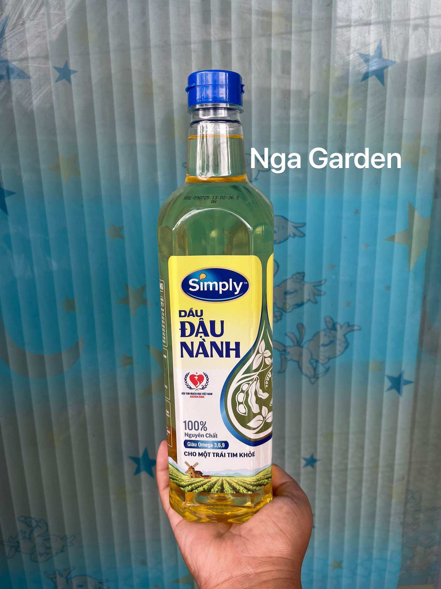 Dầu ăn Simply 1L dầu đậu nành nguyên chất