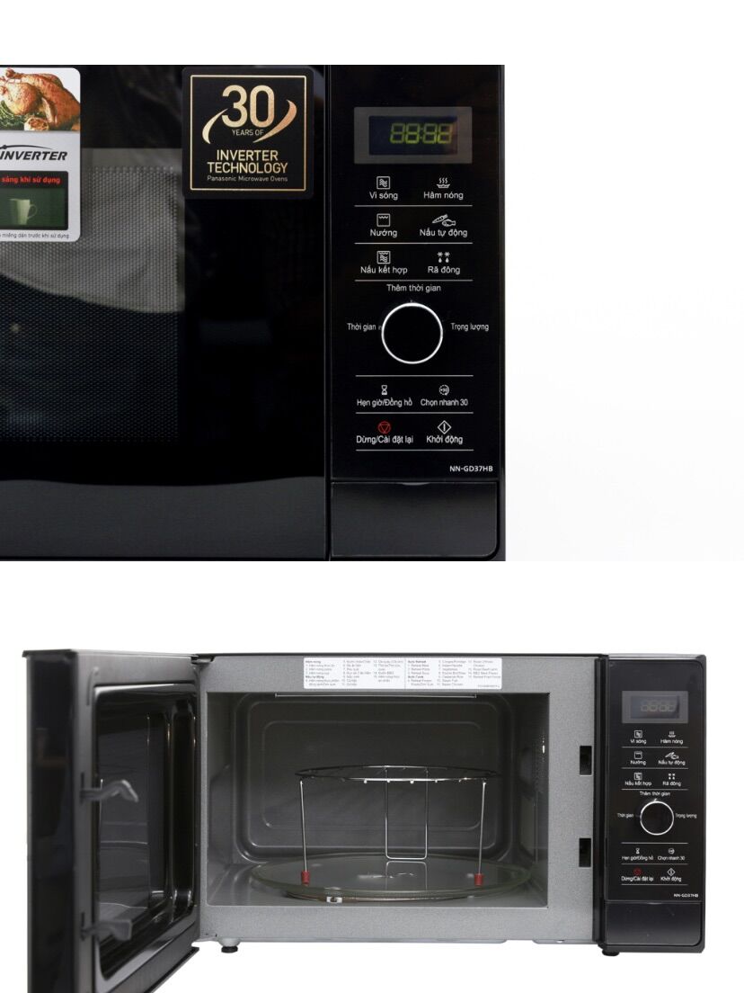 Đĩa lò vi sóng Panasonic NN-GD37HB - 23 lít