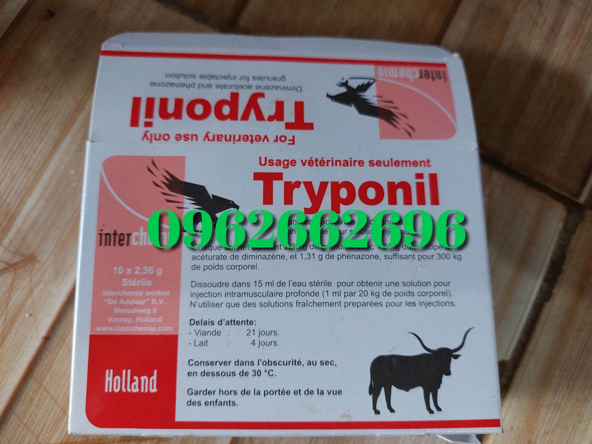 Tryponil _ ký sinh trùng đường máu trâu bò