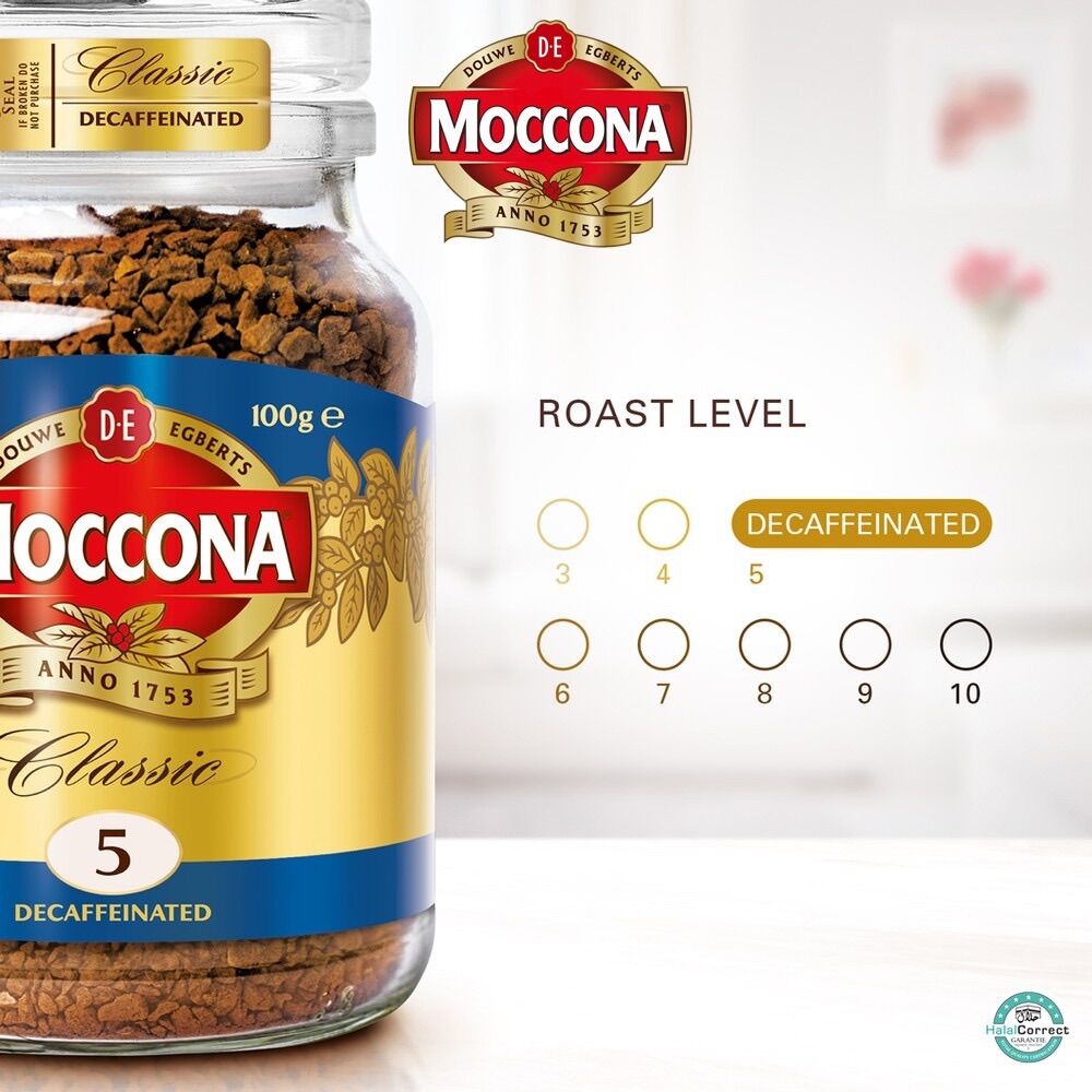 Cà Phê Decaf Hoà Tan Moccona Decaf Coffee Classic