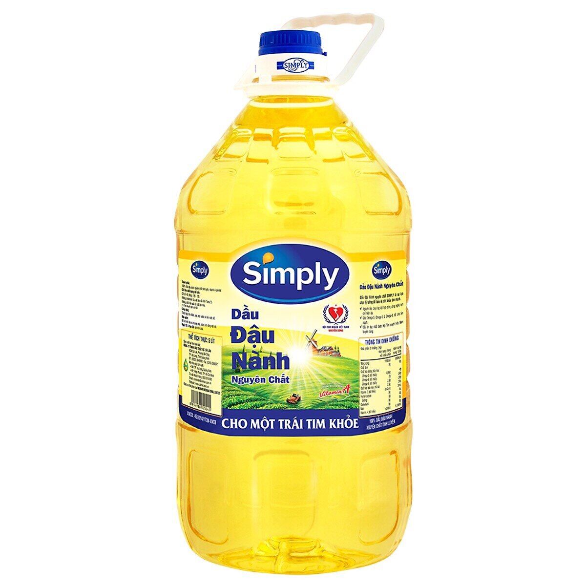 Dầu đậu nành simply 5l