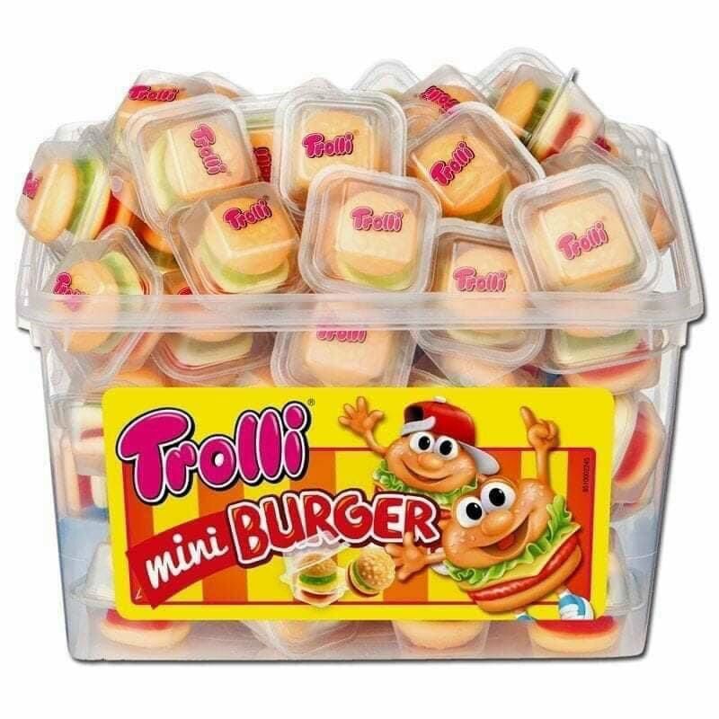 Kẹo dẻo mini burger trolli 600gr