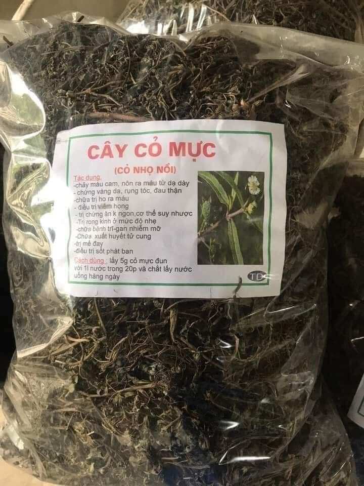 40k/500g cây cỏ mực khô phơi nắng tự nhiên