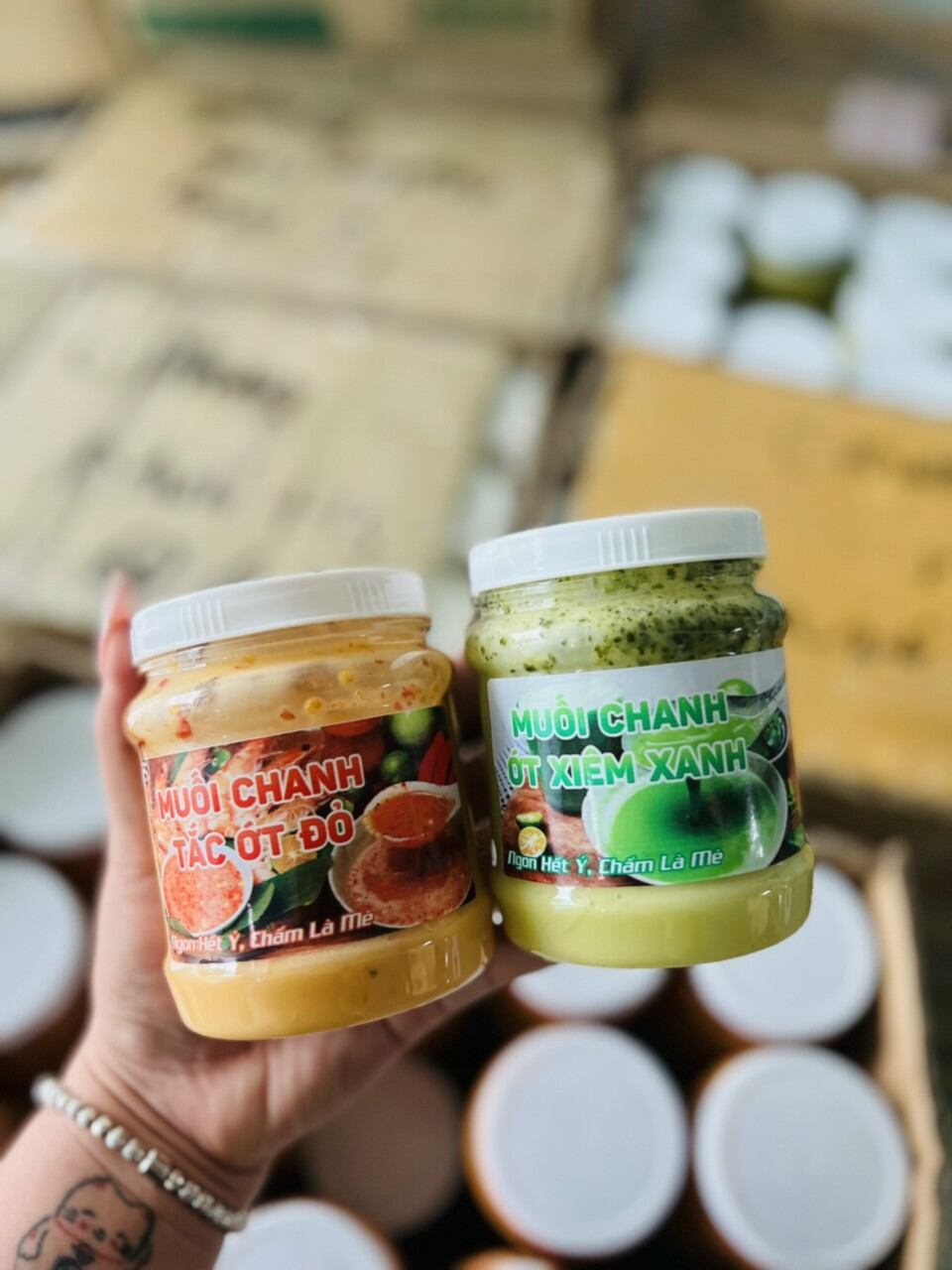 1 Hủ Muối Chấm Hải Sản thần thánh 500gr