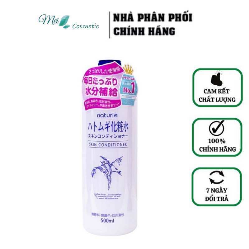 Nước hoa hồng Naturie Skin Conditioner Lotion Nhật Bản 500ml