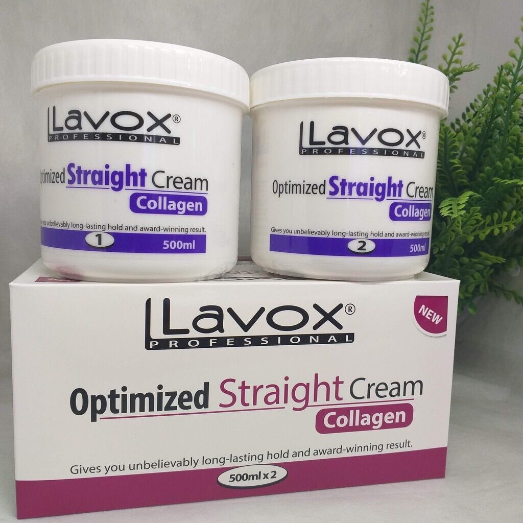 Thuốc duỗi tóc lavox tím 500ml ✖️2 hủ