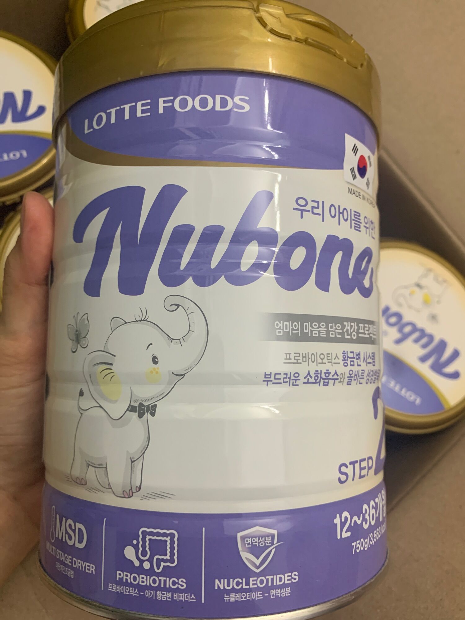 Sữa bột nubone step 2 750g cho trẻ từ 1-3 tuổi