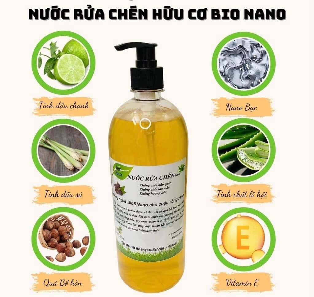 Nước rửa chén chiết xuất bồ hòn Biona Viện Hàn Lâm
