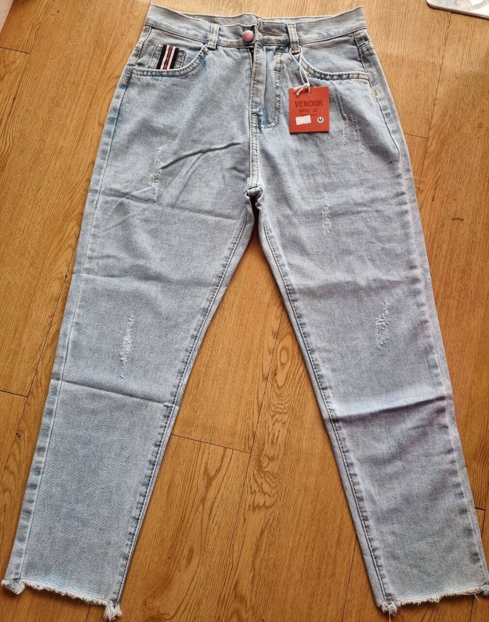 [ẢNH THẬT][FREE SHIP][KÈM QUÀ] QUẦN BAGGY JEANS LƯNG CAO/THỜI TRANG/CÁ TÍNH BASIC